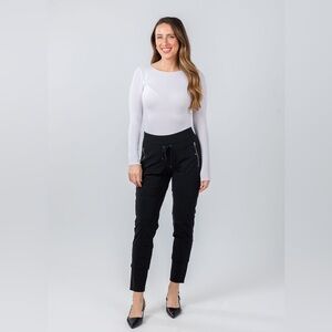 RAFFAELLO ROSSI Black Track Pants